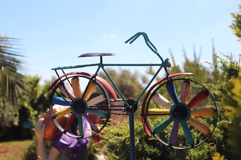 Recycled garden decor